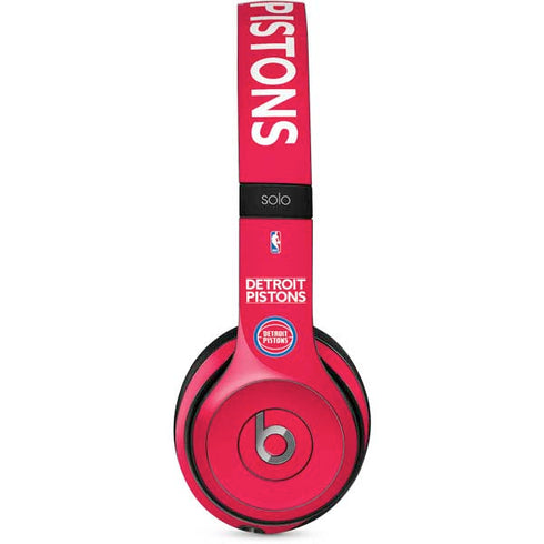 NBA Detroit Pistons Standard - Red Beats Solo 2 Wired Skin