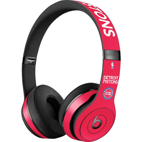 NBA Detroit Pistons Standard - Red Beats Solo 3 Wireless Skin