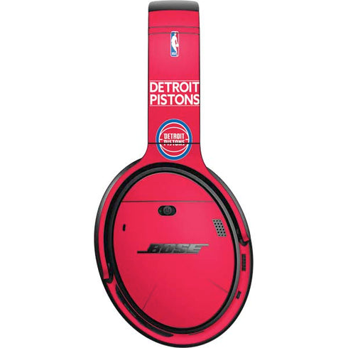 NBA Detroit Pistons Standard - Red Bose QuietComfort 35 Headphones Skin