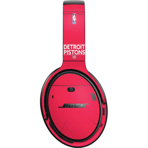 NBA Detroit Pistons Standard - Red Bose QuietComfort 35 II Headphones Skin