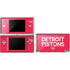 NBA Detroit Pistons Standard - Red Nintendo Skins