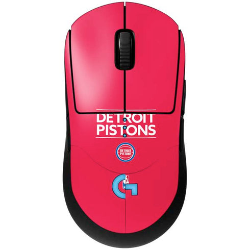 NBA Detroit Pistons Standard - Red G Pro Wireless Gaming Mouse Skin