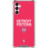 NBA Detroit Pistons Standard - Red Gabb Phone 4 Clear Case