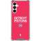 NBA Detroit Pistons Standard - Red Galaxy A16 5G Clear Case