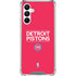 NBA Detroit Pistons Standard - Red Galaxy A16 5G Clear Case