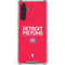 NBA Detroit Pistons Standard - Red Galaxy A17 Clear Case