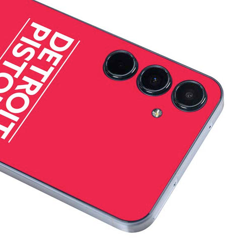 NBA Detroit Pistons Standard - Red Galaxy A36 5G Skin