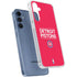 NBA Detroit Pistons Standard - Red Galaxy A55 5G Clear Case