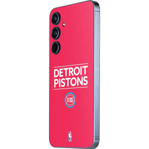 NBA Detroit Pistons Standard - Red Galaxy A55 5G Skin
