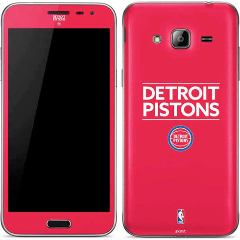 NBA Detroit Pistons Standard - Red Galaxy J3 Skin
