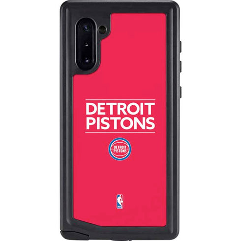 NBA Detroit Pistons Standard - Red Galaxy Cases