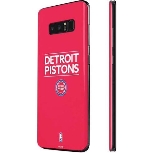 NBA Detroit Pistons Standard - Red Galaxy Note 8 Skin