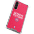NBA Detroit Pistons Standard - Red Galaxy S24 FE Clear Case