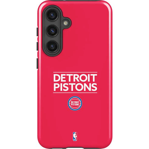 NBA Detroit Pistons Standard - Red Galaxy S25 Impact Case