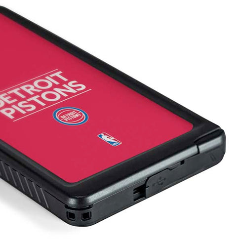 NBA Detroit Pistons Standard - Red Galaxy S24 Ultra Waterproof Case