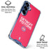 NBA Detroit Pistons Standard - Red Galaxy S25 Plus Clear Case