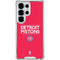 NBA Detroit Pistons Standard - Red Galaxy S25 Ultra Clear Case