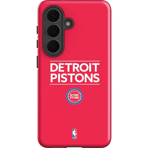 NBA Detroit Pistons Standard - Red Galaxy S26 Impact Case