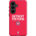 NBA Detroit Pistons Standard - Red Galaxy S26 Impact Case