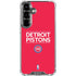 NBA Detroit Pistons Standard - Red Galaxy S26 Plus Clear Case