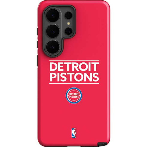 NBA Detroit Pistons Standard - Red Galaxy S26 Ultra Impact Case