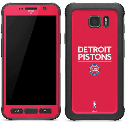 NBA Detroit Pistons Standard - Red Galaxy S7 Active Skin