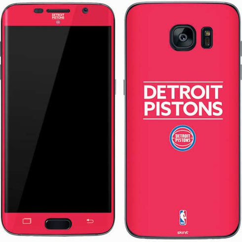 NBA Detroit Pistons Standard - Red Galaxy S7 Skin
