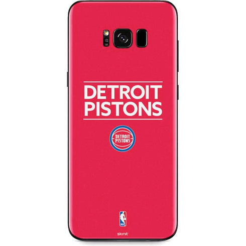 NBA Detroit Pistons Standard - Red Galaxy S8 Plus Skin