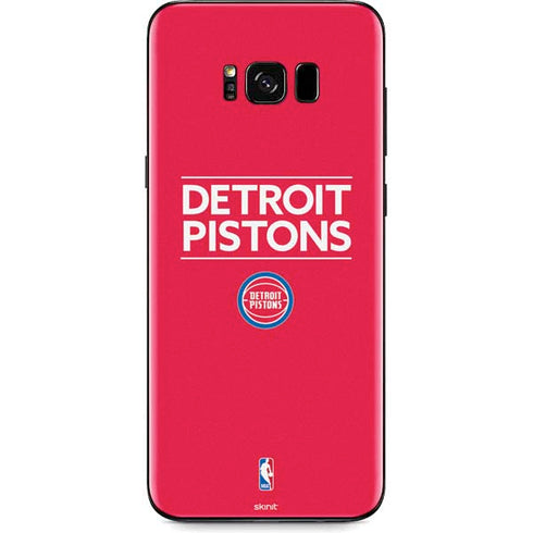 NBA Detroit Pistons Standard - Red Galaxy S8 Skin