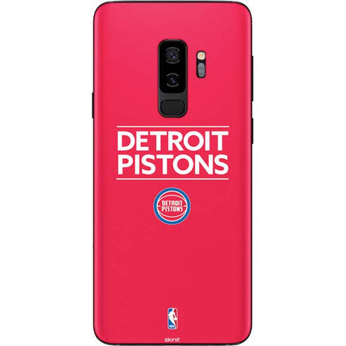 NBA Detroit Pistons Standard - Red Galaxy S9 Plus Skin