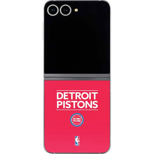 NBA Detroit Pistons Standard - Red Galaxy Z Flip6 Skin