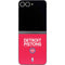 NBA Detroit Pistons Standard - Red Galaxy Z Flip6 Skin