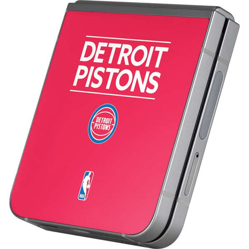 NBA Detroit Pistons Standard - Red Galaxy Z Flip6 Skin