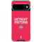 NBA Detroit Pistons Standard - Red Google Pixel 10 Clear Case