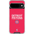 NBA Detroit Pistons Standard - Red Google Pixel 10 Clear Case