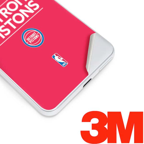 NBA Detroit Pistons Standard - Red Google Pixel 3 Skin