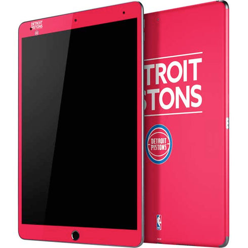 NBA Detroit Pistons Standard - Red iPad Skins