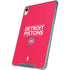NBA Detroit Pistons Standard - Red iPad 11th Gen (2025) Clear Case