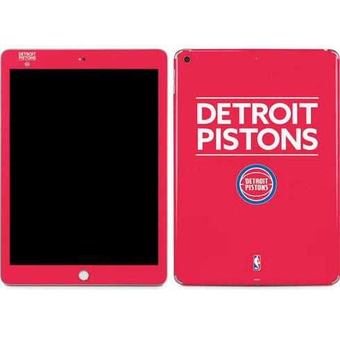 NBA Detroit Pistons Standard - Red Apple iPad Skin