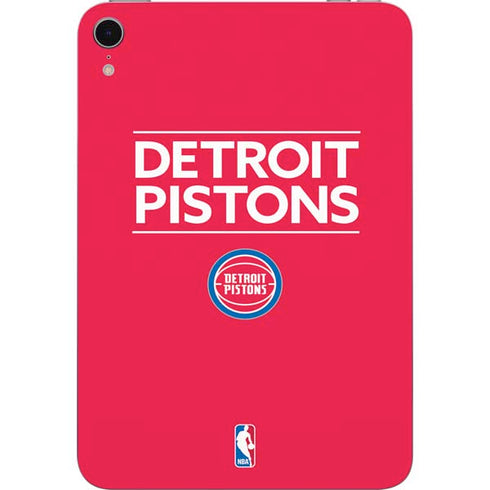 NBA Detroit Pistons Standard - Red Apple iPad Mini Skin