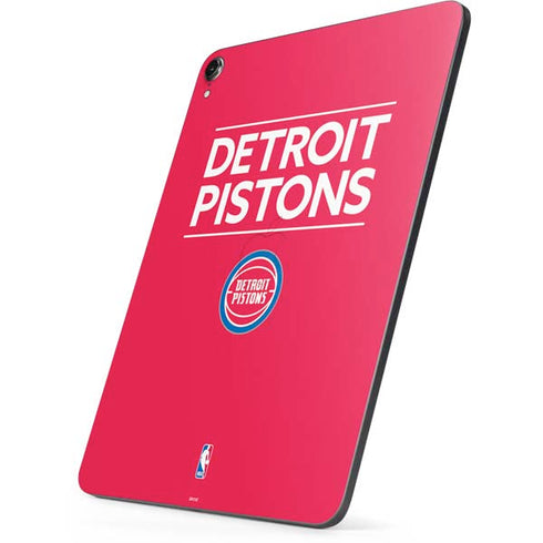 NBA Detroit Pistons Standard - Red Apple iPad Pro Skin