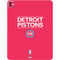 NBA Detroit Pistons Standard - Red iPad Pro 13in M4 (2024) Skin