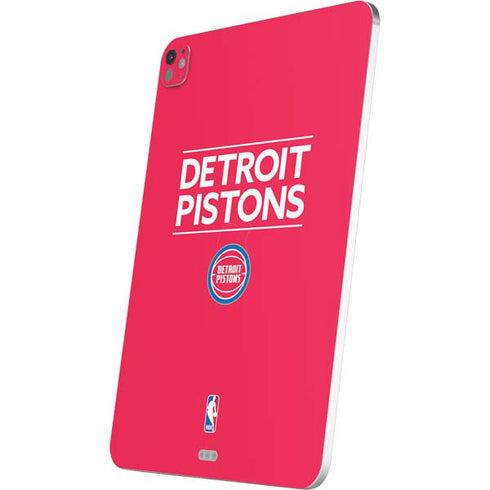 NBA Detroit Pistons Standard - Red iPad Pro 13in M4 (2024) Skin