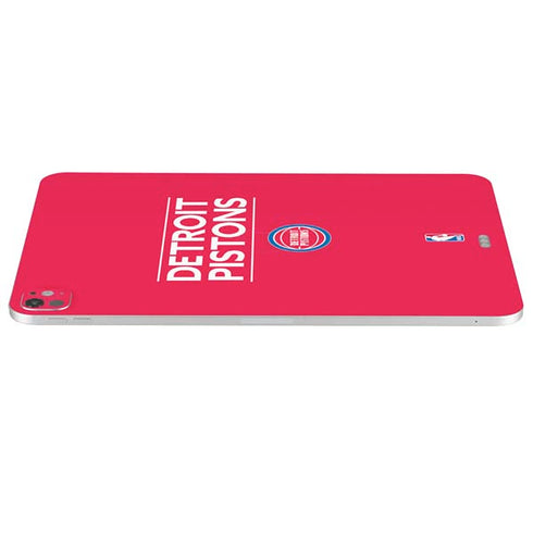 NBA Detroit Pistons Standard - Red iPad Pro 13in M4 (2024) Skin