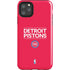 NBA Detroit Pistons Standard - Red iPhone Cases