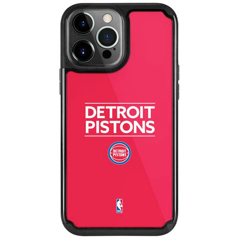 NBA Detroit Pistons Standard - Red iPhone Cases