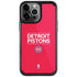 NBA Detroit Pistons Standard - Red iPhone Cases