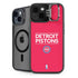NBA Detroit Pistons Standard - Red iPhone 14 Kickstand Case