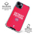 NBA Detroit Pistons Standard - Red iPhone 15 Clear Case