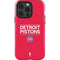 NBA Detroit Pistons Standard - Red iPhone 15 Pro Impact Case